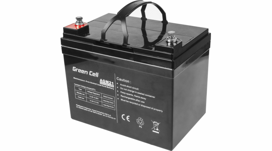Baterie Green Cell AGM VRLA Green Cell 12V 33Ah