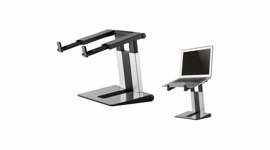 Neomounts NSLS200 / Notebook Desk Stand (ergonomic, portable, height adjustable) / Silver