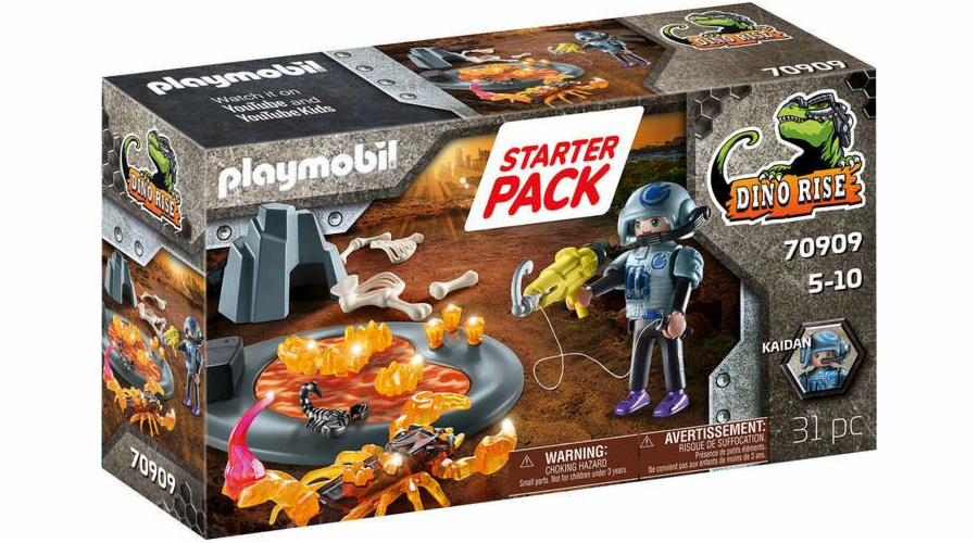 Playmobil PLAYMOBIL 70909 Starter Pack Boj s Fire Scorpionem, stavebnice