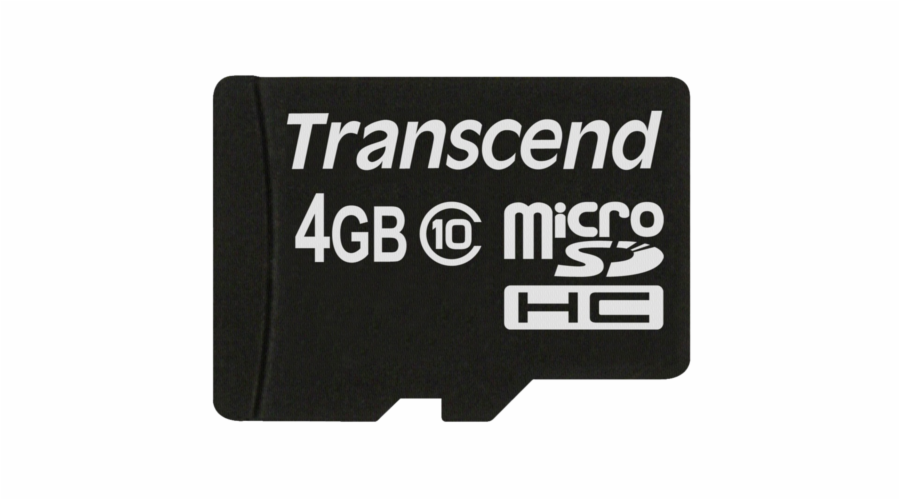 Transcend MicroSD karta SDHC 4GB Class 10