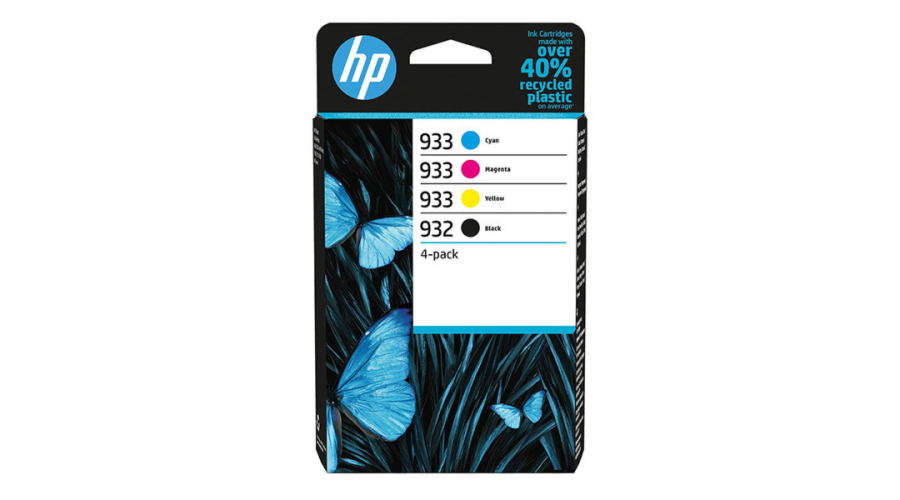 HP 932 Black / 933 CMY Original Ink Cartridge 4-Pack (400 / 330 / 330 / 330 pages)