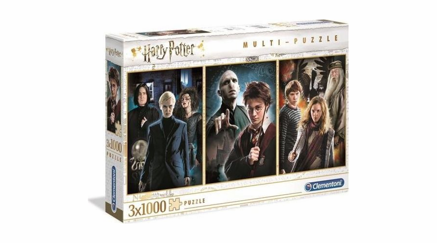Clementoni Puzzle 3x1000 dílků Harry Potter (61884)