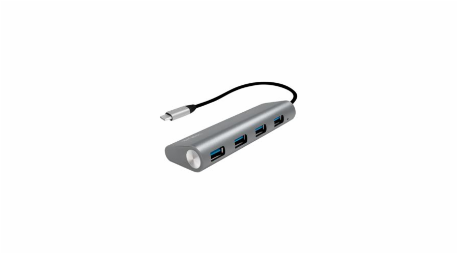 USB HUB LogiLink USB-C 3.1, 4portový, hliníkový kryt UA0309