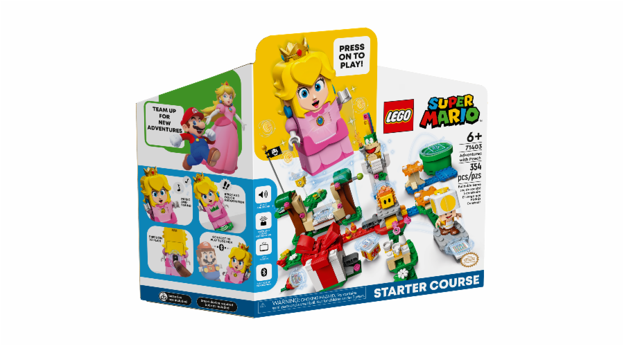 LEGO 71403 Super Mario Abenteuer mit Peach – Starterset, Konstruktionsspielzeug