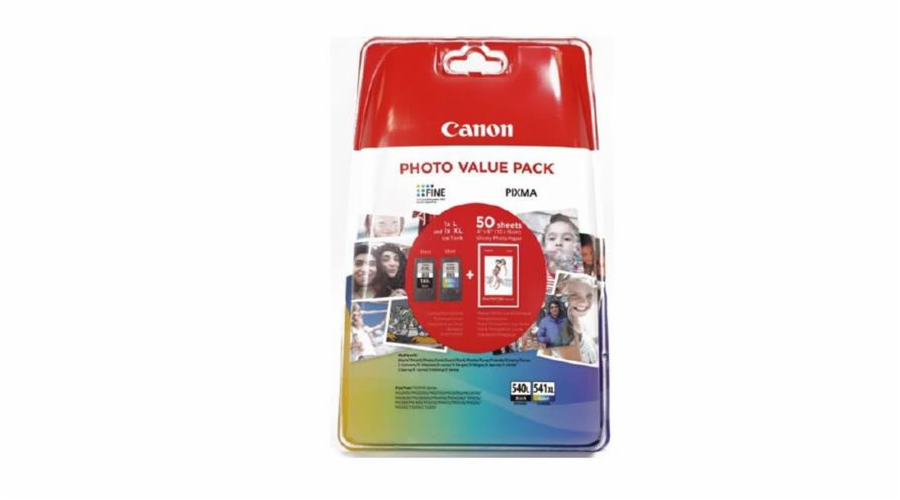 Canon PG-540 L / CL-541 XL Photo Value bal. GP-501 50 listu