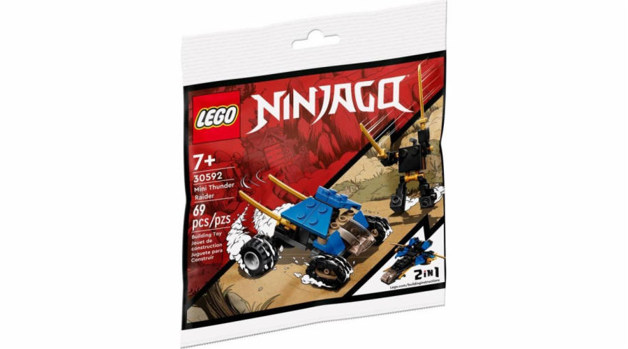 Ninjago bloky 30592 Miniaturní bleskové vozidlo