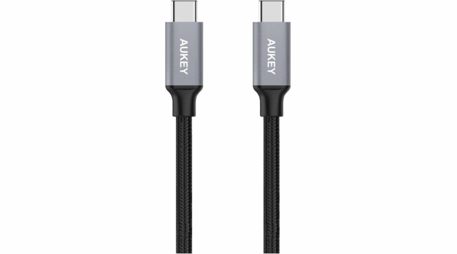 Kabel USB Aukey USB-C - USB-C 1 m Szary (CB-CD5)