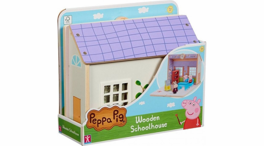 Tm Toys Sada figurek Peppa Pig Dřevěná škola