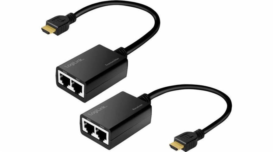 AV LogiLink LogiLink Extender HDMI adaptér až 30 m, 1080p / 60 Hz, 0,3 m