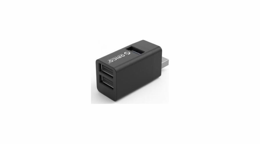 ORICO MINI HUB USB-A 3x USB-A (2x2.0 1x3.1) MINI-U32L-BK-BP