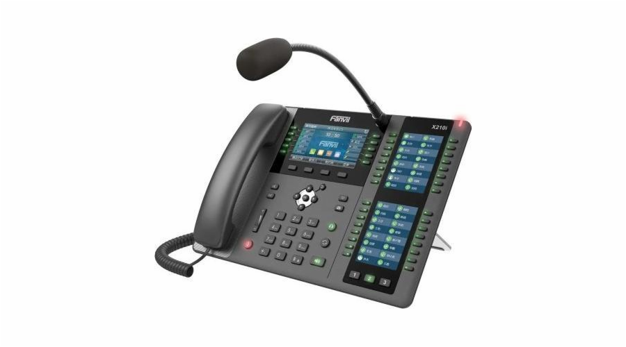 Fanvil X210i | VoIP Phone | IPV6 HD Audio Bluetooth RJ45 1000Mbps PoE 3x LCD display