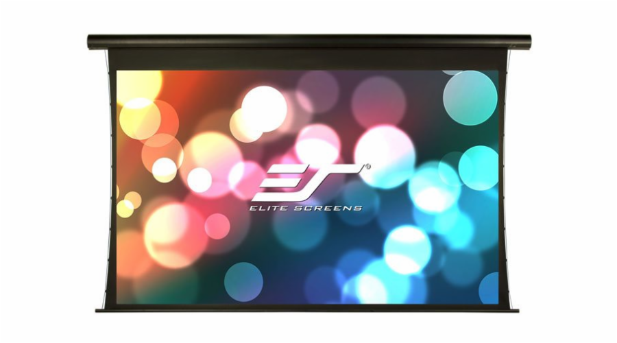 Elite Screens SKT100UHW-E24 ELITE SCREENS plátno elektrické motorové 100" (254 cm)/ 16:9/124,5 x 221,5 cm/hliníkový case černý/24" drop/Fiber Glass