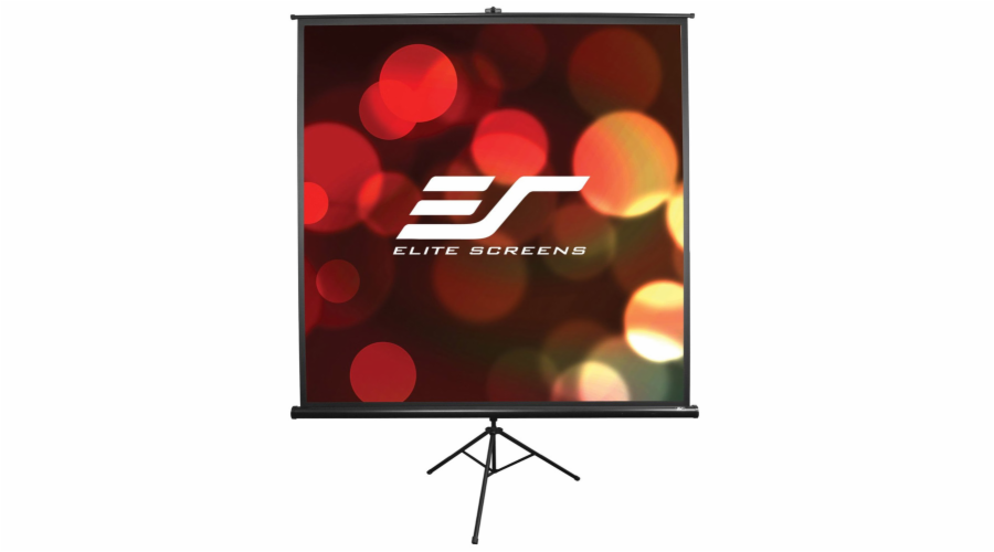 Elite Screens T113UWS1 ELITE SCREENS plátno mobilní trojnožka 113" (287 cm)/ 1:1/ 203,2 x 203,2 cm/ Gain 1,1/ case černý