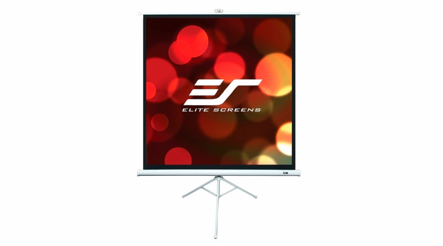 Elite Screens T85NWS1 ELITE SCREENS plátno mobilní trojnožka 85" (215,9 cm)/ 1:1/ 152,4 x 152,4 cm/ Gain 1,1/ case bílý