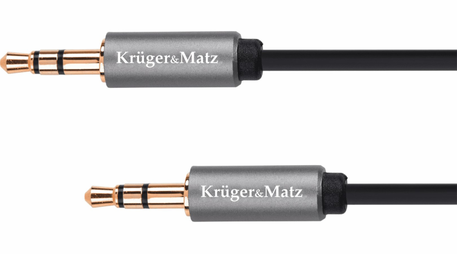 Kabel KRUGER & MATZ JACK 3.5 konektor/JACK 3.5 konektor 1,8m KM1227 Basic
