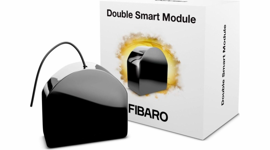 Fibaro FGS-224 ZW5 DOUBLE SWITCH electrical relay Black