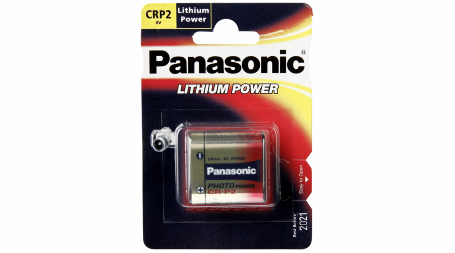 PANASONIC Lithiové - FOTO baterie CR-P2L/1BP 6V