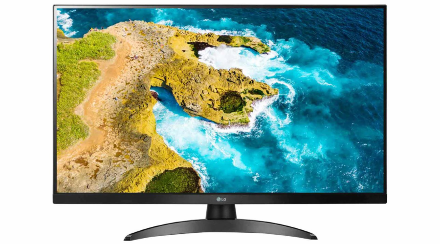 LG monitor 27TQ615S-PZ IPS webOS / 1920x1080 /8 bit/ 1000:1 / 250cd / 2xHDMI / Wifi / DVB-T/T2/DVB-C/DVB-S/S2 /DO černý
