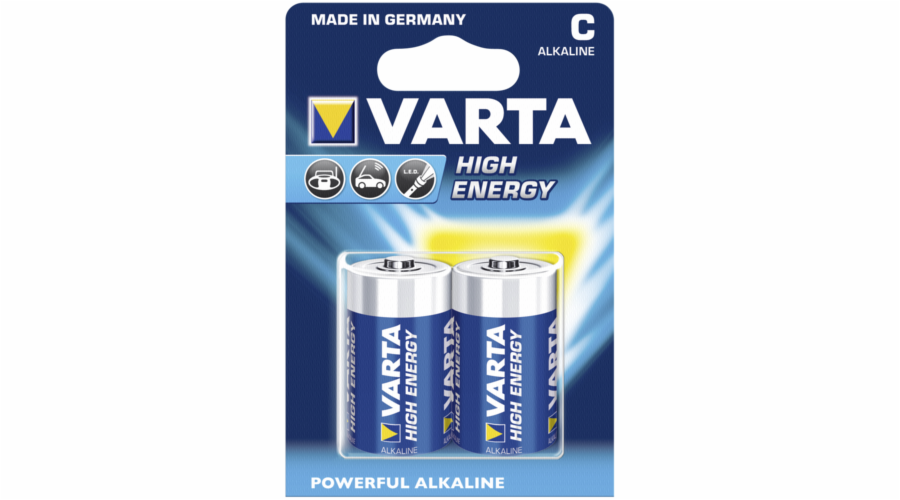 100x2 Varta High Energy Baby C LR 14 PU master box