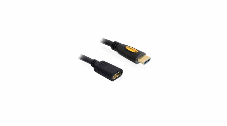 DeLOCK 83079 Verlängerungskabel High Speed HDMI mit Ethernet HDMI Stecker auf HDMI Buchse 1m černá