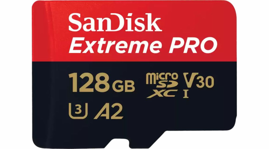 SanDisk microSDXC 128GB extreme Pro A2 C10 V30 UHS-I U3