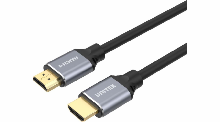 Unitek HDMI - HDMI kabel 3m stříbrný (C139W)