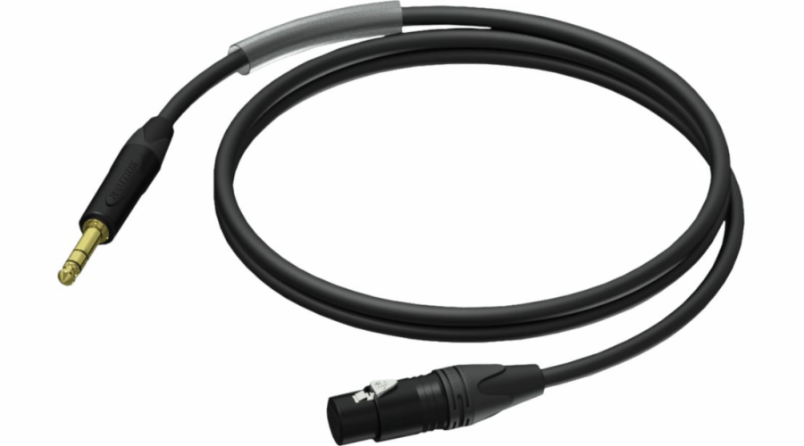 XLR kabel samice - Samec Stereo Ultraflex Jack 1,5m