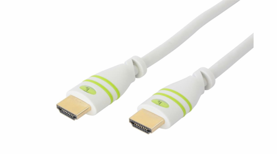 TECHLY 306929 Monitor cable HDMI-HDMI M/M 1.4 Ethernet 3D 4K. 3m. white