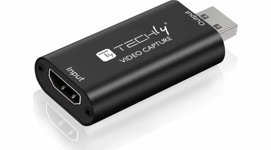 Adapter USB Techly USB - HDMI Czarny (I-USB-VIDEO-1080TY)