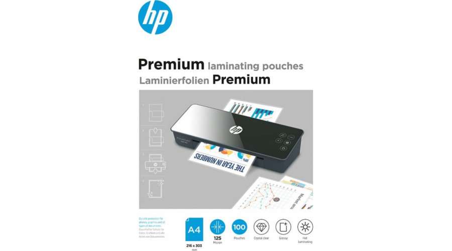 HP Premium Lamin. folie A4 125 Micron