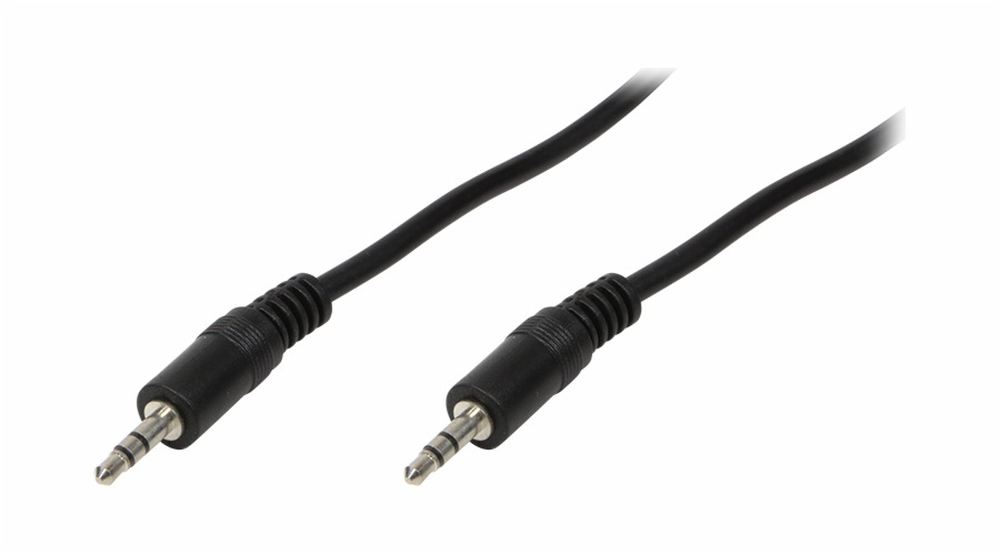 LogiLink Jack 3,5 mm – Jack 3,5 mm 5m kabel černý (CA1052)