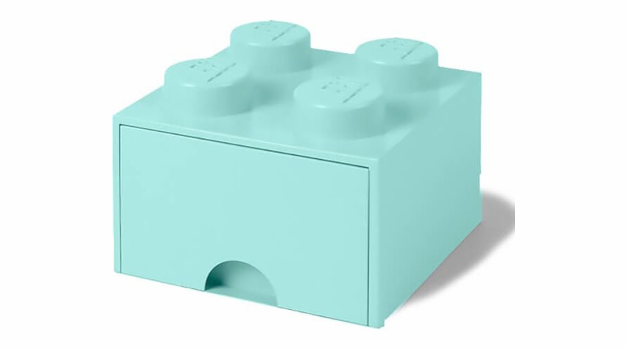 Room Copenhagen LEGO Brick Drawer 4 aquablau, Aufbewahrungsbox