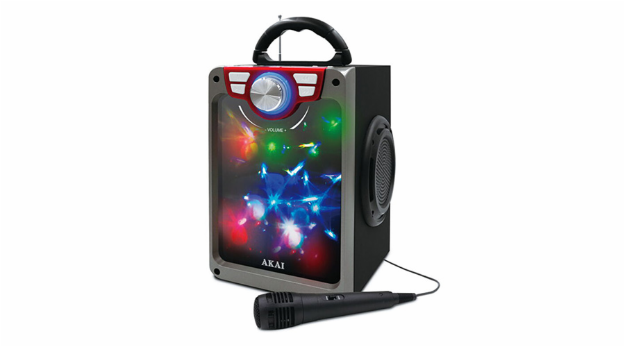 Reproduktor AKAI, CEU-7300BT, přenosný, Bluetooth, FM, USB, mikrofon