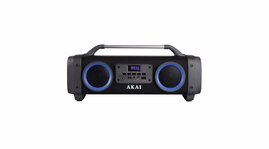 Reproduktor AKAI, ABTS-SH02, Bluetooth 5.0, USB, AUX IN, equalizér, karaoke funkce se vstupem na mikrofon, vestavěná baterie 3600mAh