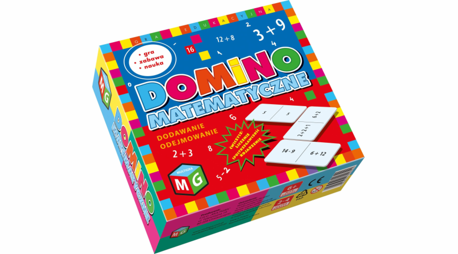 Matematické Domino Multigame sčítání a odčítání