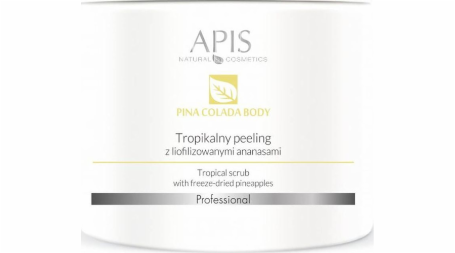APIS APIS_Pina Colada Body Tropica Scrub tropický peeling s lyofilizovaným ananasem 650g