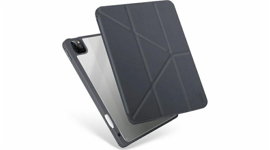Pouzdro na tablet pro Uniq UNIQ pouzdro Moven iPad Pro 12,9 (2021) Antimikrobiální šedá / uhlově šedá