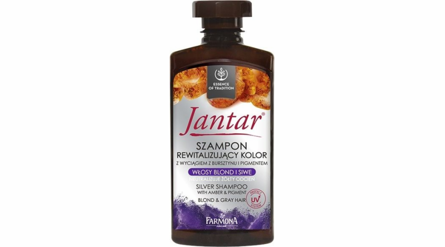 Farmona Jantar Shampoo revitalizační barva - blond a šedé vlasy 330ml