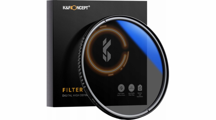 Kf Filter Polarizační filtr Cpl K&f Hd Mc Slim C 58mm / Kf01.1437