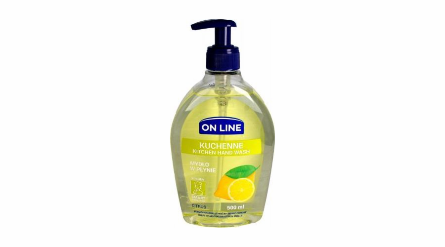 Kuchyňské mýdlo On Line v dávkovači citrusů 500 ml