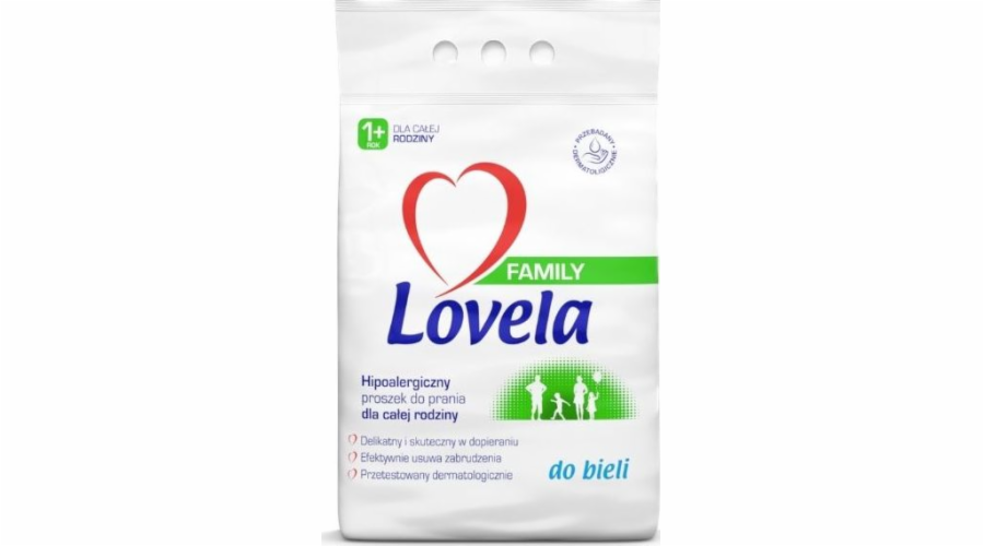 Lovela Lovela FAMILY Prací prášek na bílé prádlo, 2,1 kg