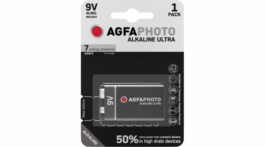 AgfaPhoto Bateria 6LR61 1 szt.