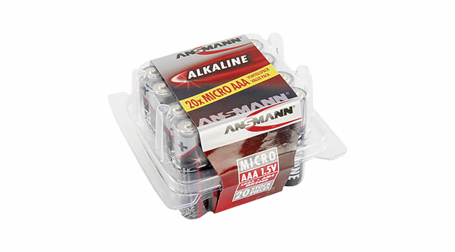 1x20 Ansmann Alkaline Micro AAA red-line Box