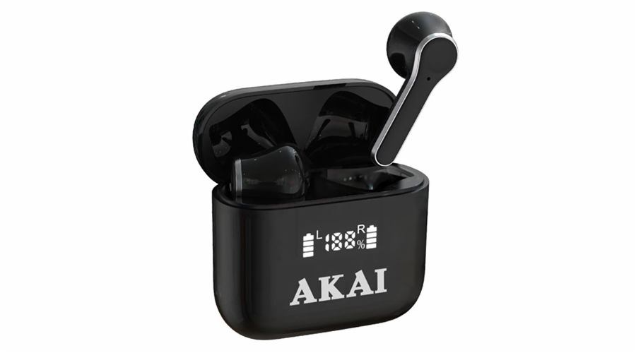 Sluchátka AKAI, BTE-J101, bezdrátová, dotykové ovládání, Bluetooth