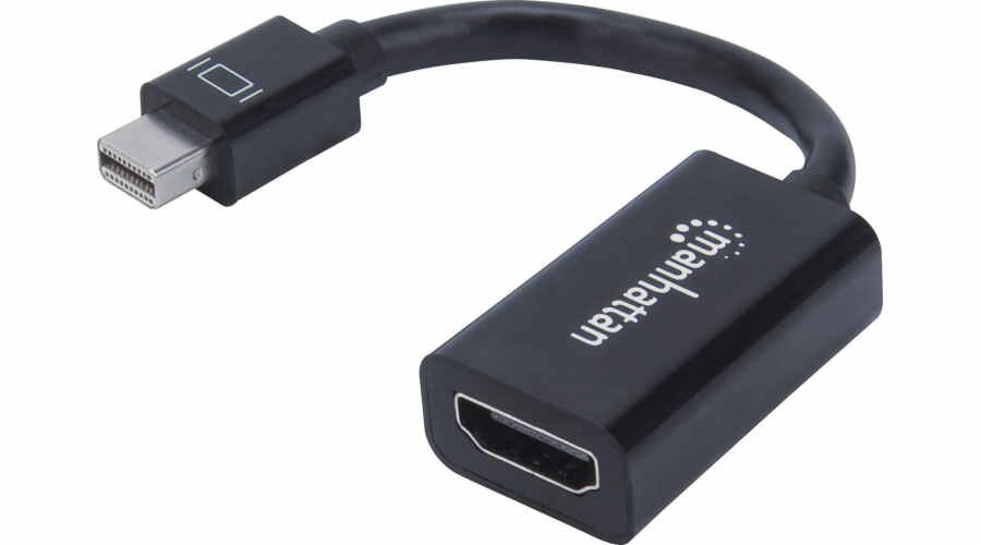 Adapter AV Manhattan DisplayPort Mini - HDMI czarny (151528)