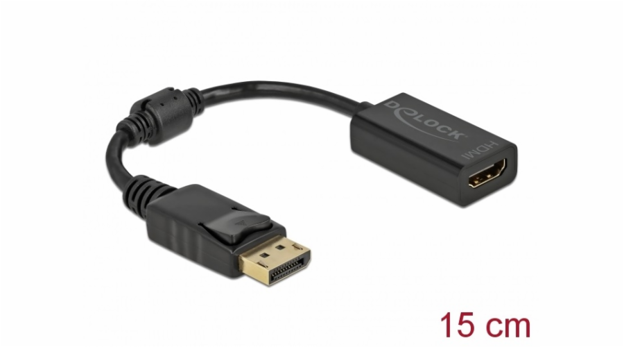 DeLOCK Adapter DisplayPort 1.1 Stecker > HDMI Buchse, passiv