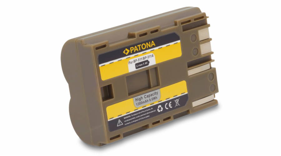 PATONA baterie pro foto Canon BP-511 1300mAh Li-Ion
