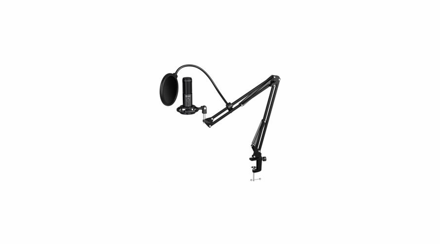 LORGAR mikrofon Soner 931 pro Streaming, kondenzátorový, Volume, černý