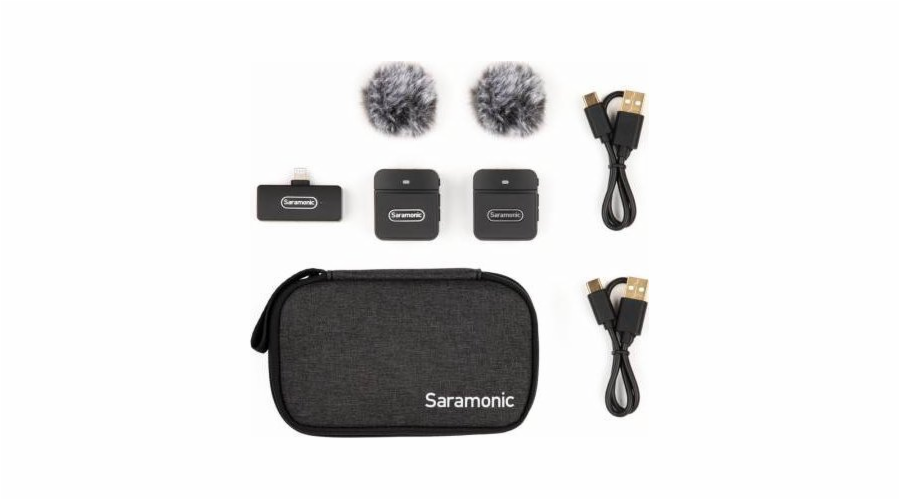 Saramonic Blink 100 B4 (TX+TX+RX Di) 2.4GHz bezdrátový mikrofonní systém pro iPhone
