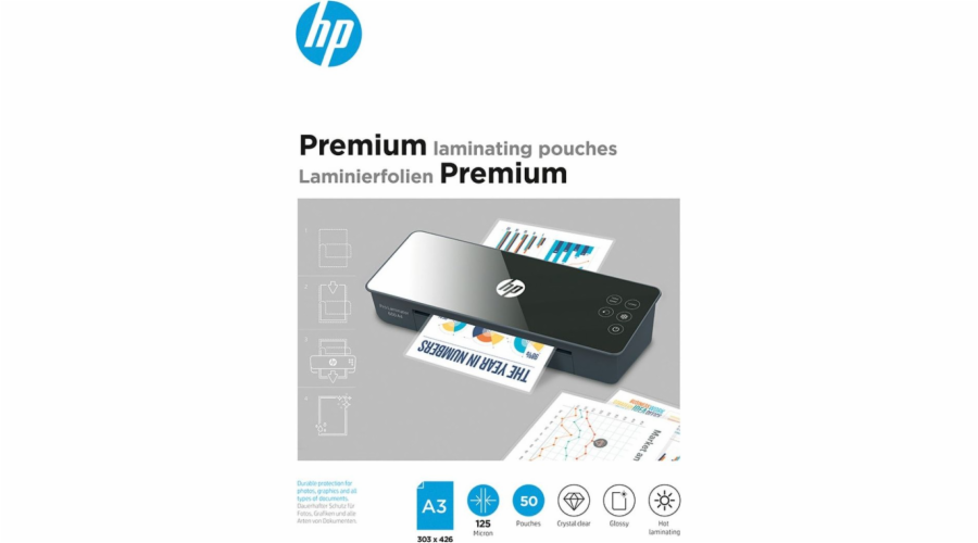 HP Premium Laminierfolien A3 125 Micron